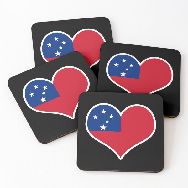 Item preview, Samoa Flag Heart designed and sold by PKHalford.