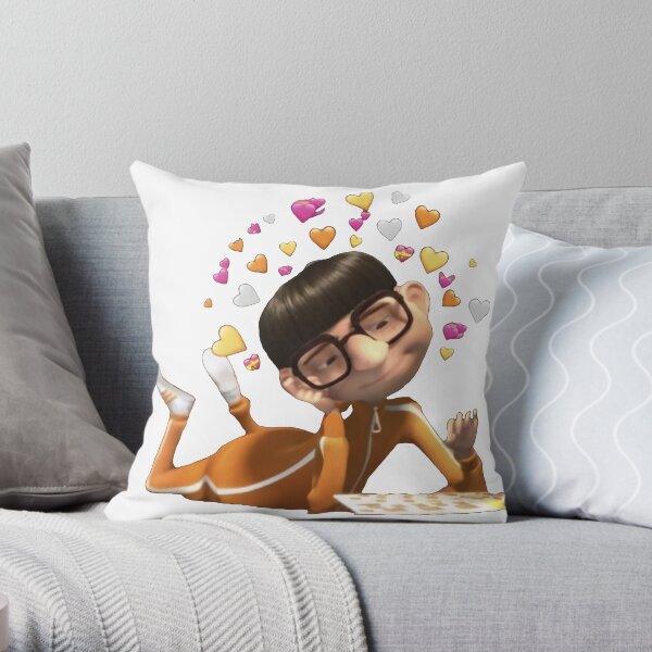 vector desoicable in love Throw Pillow