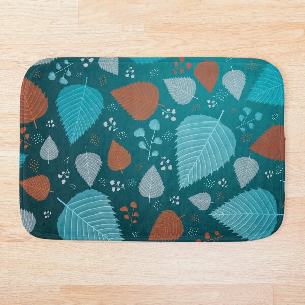 Item preview, Floral Orange Blue Aspen Tree Leaves designed and sold by cesartorresart.
