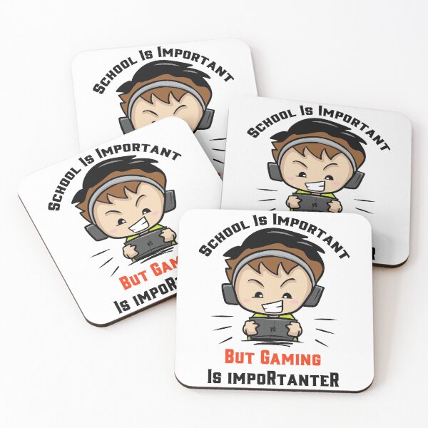 Item preview, School is important but gaming is importanter designed and sold by LouzaArte.
