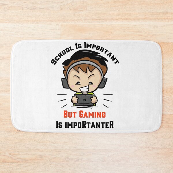 Item preview, School is important but gaming is importanter designed and sold by LouzaArte.