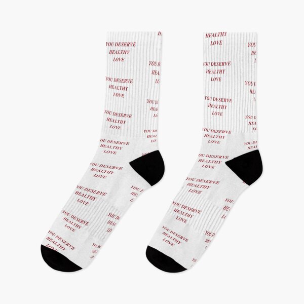 Item preview, YOU DESERVE HEALTHY LOVE | WE'RE NOT REALLY STRANGERS | MENTAL HEALTH designed and sold by MVVShop.