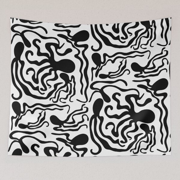 Item preview, pattern with octopus designed and sold by Seed Company.