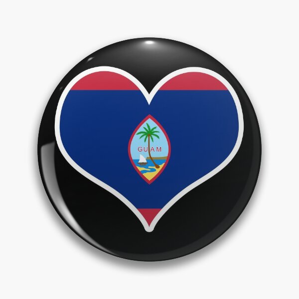 Item preview, Guam Flag Heart designed and sold by PKHalford.
