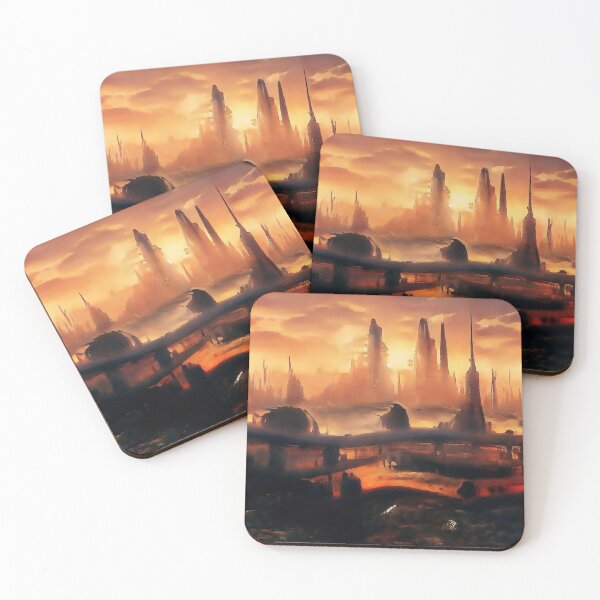 Item preview, Post apocalyptic city landscape designed and sold by siwabudda.