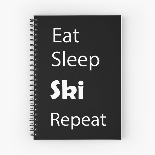 Item preview, Eat Sleep Ski Repeat Design/T-shirt Design designed and sold by Life-chang.