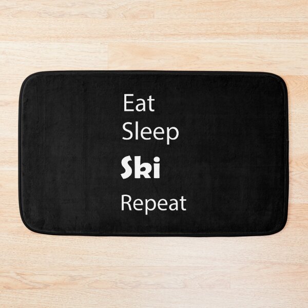 Item preview, Eat Sleep Ski Repeat Design/T-shirt Design designed and sold by Life-chang.