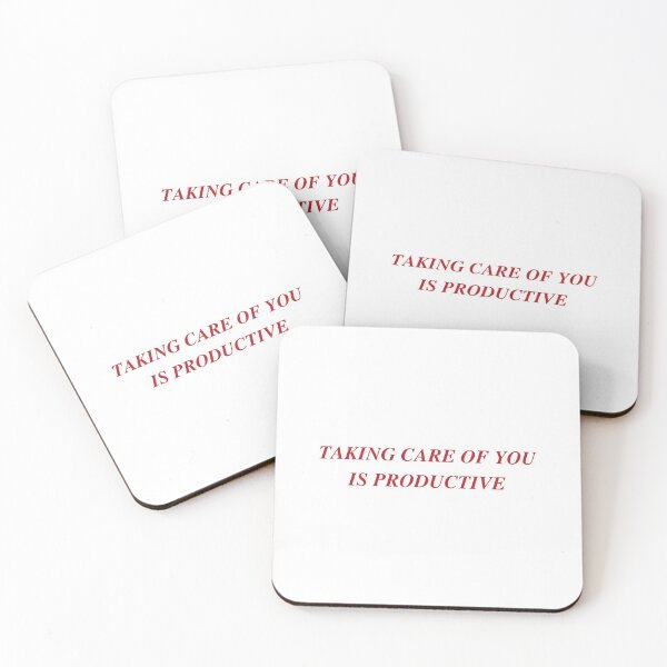 Item preview, TAKING CARE OF YOU IS PRODUCTIVE | WE'RE NOT REALLY STRANGERS | MENTAL HEALTH designed and sold by MVVShop.