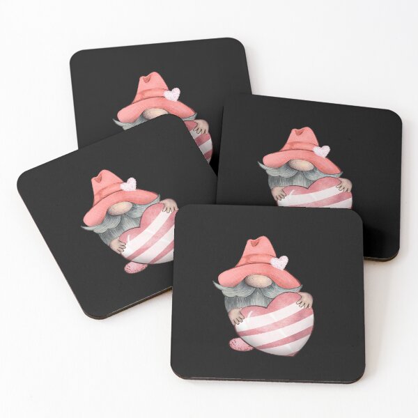Item preview, I LOVE YOU GNOMES love valentine designed and sold by amy greaves.