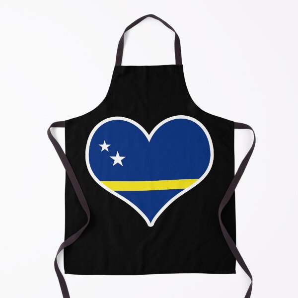 Item preview, Curacao Flag Heart designed and sold by PKHalford.