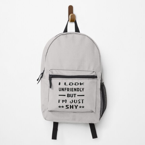 Item preview, I look unfriendly but i'm just shy designed and sold by koshodesign.