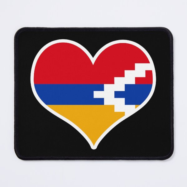 Item preview, Republic of Artsakh Flag Heart designed and sold by PKHalford.
