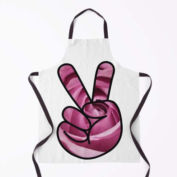 Item preview, Pink Rose Peace Sign Hand designed and sold by BuzzySpaceBee.
