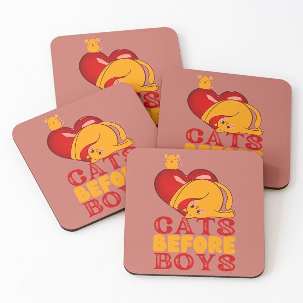 Item preview, Cats Before Boys designed and sold by ChelleCreate.