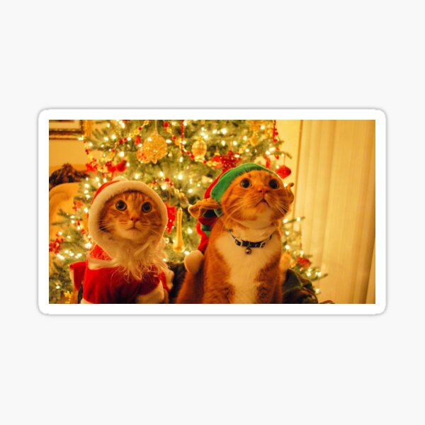 Item preview, new year's cats designed and sold by dsgn-by-frost.