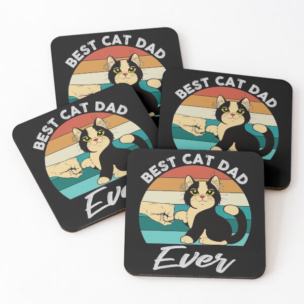 Item preview, Best Cat Dad EVER designed and sold by MyMerch4u.
