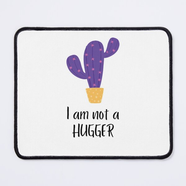 Item preview, I am not a hugger cactus  designed and sold by Giovanni's  Brown Quotes.