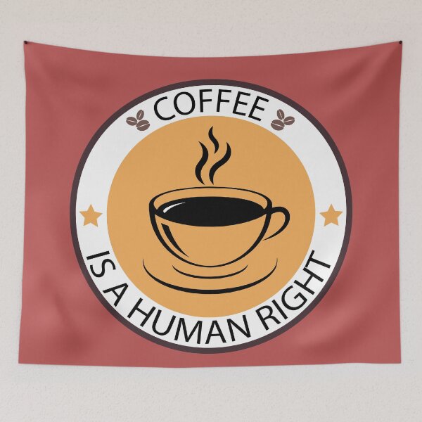 Item preview, Make coffee with love - coffee human right designed and sold by CoolDesignsEc.