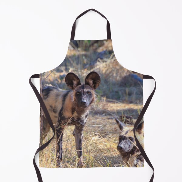 Item preview, Two African wild dogs in Moremi Game Reserve, Botswana designed and sold by SafariByMarisa.