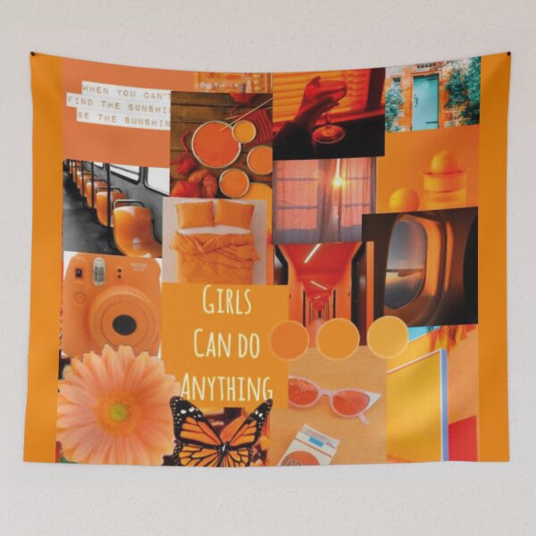 Item preview, Orange Neutral Collage Aesthetic designed and sold by Retro90sKid.