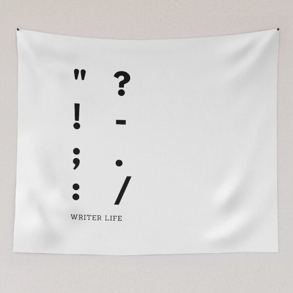 Item preview, Writer Life | Punctuation designed and sold by WordsToArt.