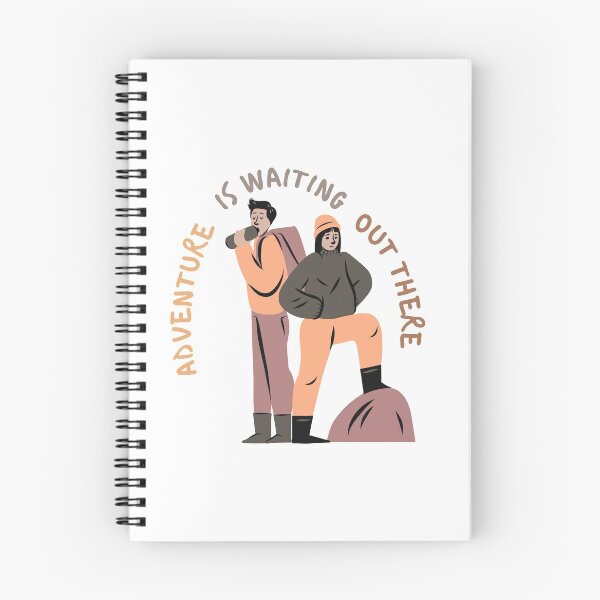 Item preview, Adventure is waiting out there | hiker designed and sold by Daleen Cowgar.