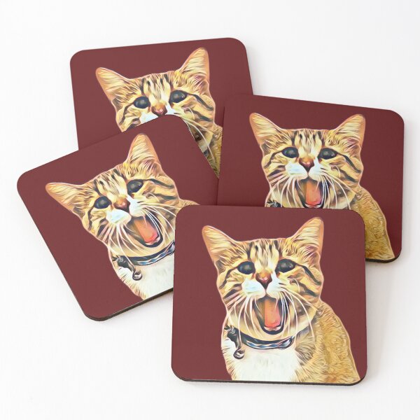 Item preview, Yawning house tiger - cute tired cat - photo design designed and sold by kikidu21.