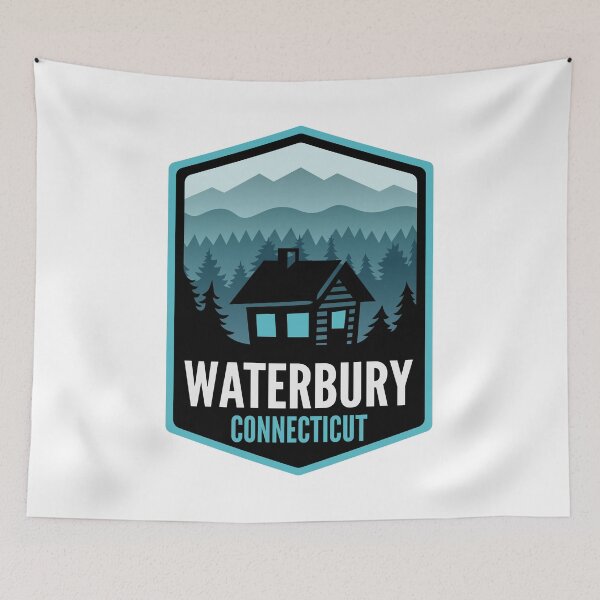 Item preview, Waterbury Connecticut Mountain Town Cabin designed and sold by HalpinDesign.
