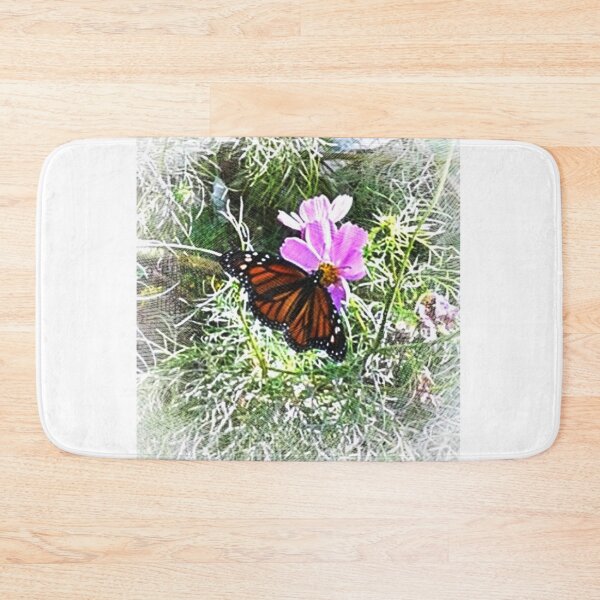 Item preview, Monarch Butterfly and Cosmos designed and sold by IvaRenee.