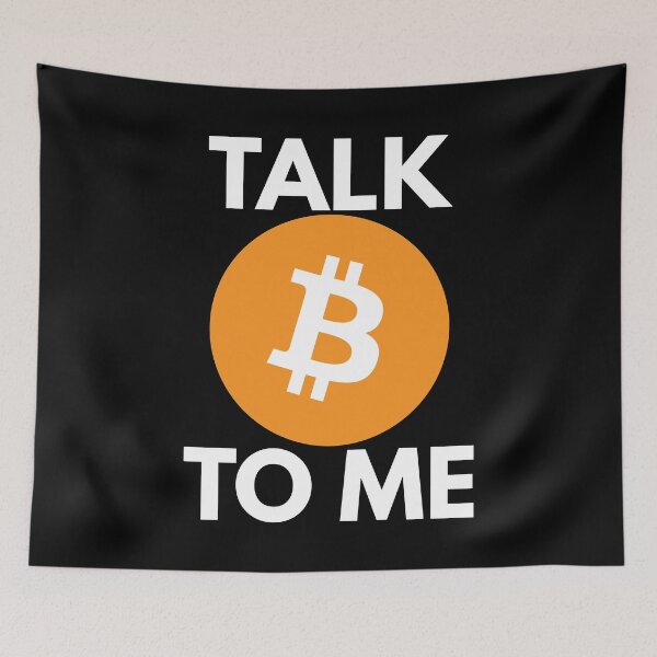 Item preview, Talk Bitcoin To Me designed and sold by stickmeok.
