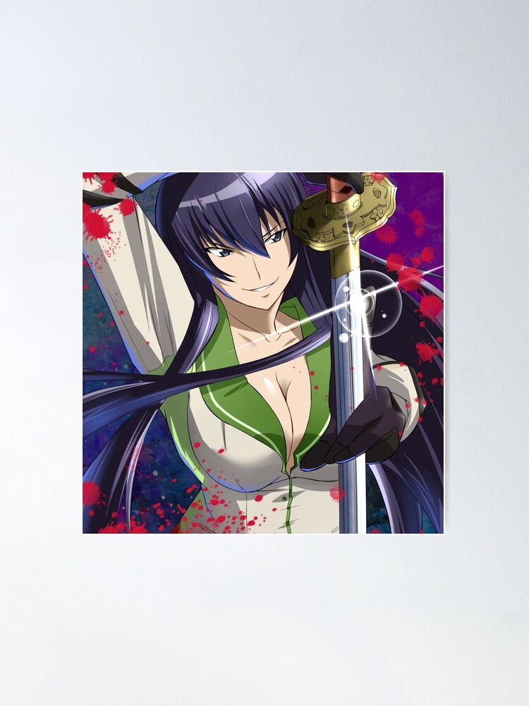 Saeko Busujima Highschool of the Dead Poster for Sale by IkaXII