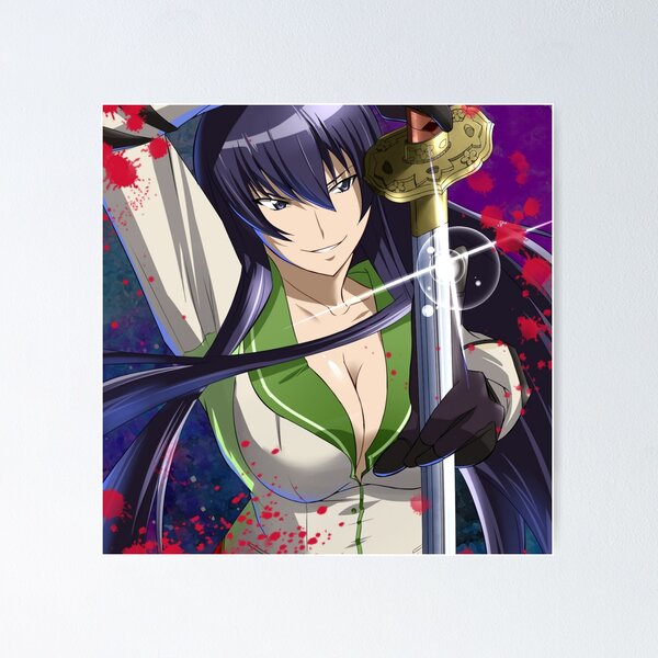 Saeko Busujima Highschool of the Dead Poster for Sale by IkaXII