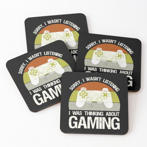 Item preview, Sorry, I Wasn't Listening - I Was Thinking About Gaming designed and sold by Cat Lady Designs.
