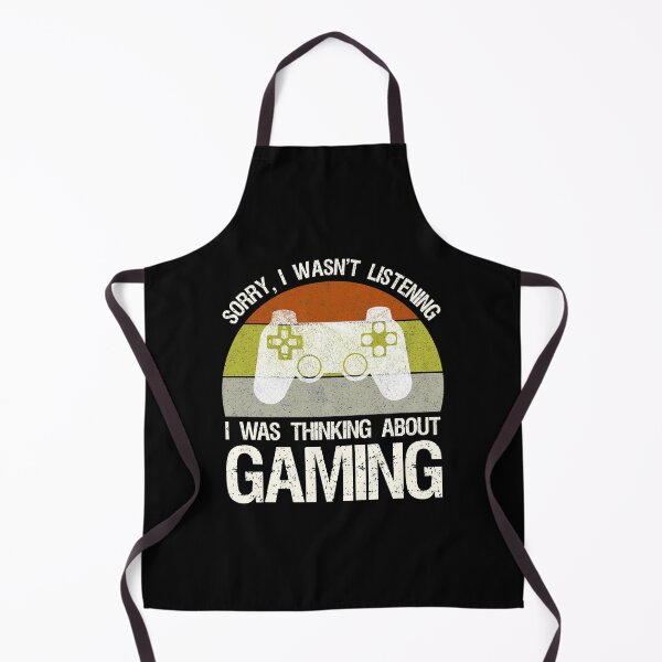 Item preview, Sorry, I Wasn't Listening - I Was Thinking About Gaming designed and sold by Cat Lady Designs.