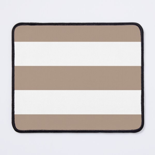 Item preview, Large TAUPE and WHITE Horizontal STRIPES designed and sold by RachelMacht.