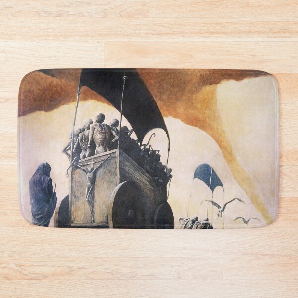 Item preview, Untitled (The Caravan) by Zdzislaw Beksinski designed and sold by ReimagineStore.