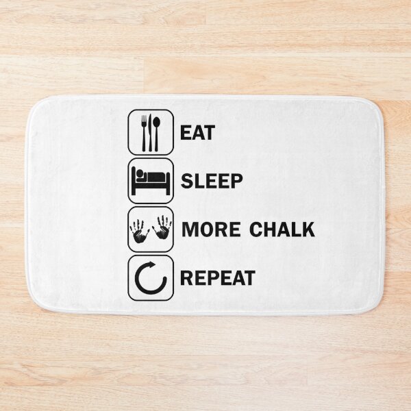 Item preview, Eat Sleep More Chalk Magnesia Magnesium Bouldering designed and sold by DerNerd.
