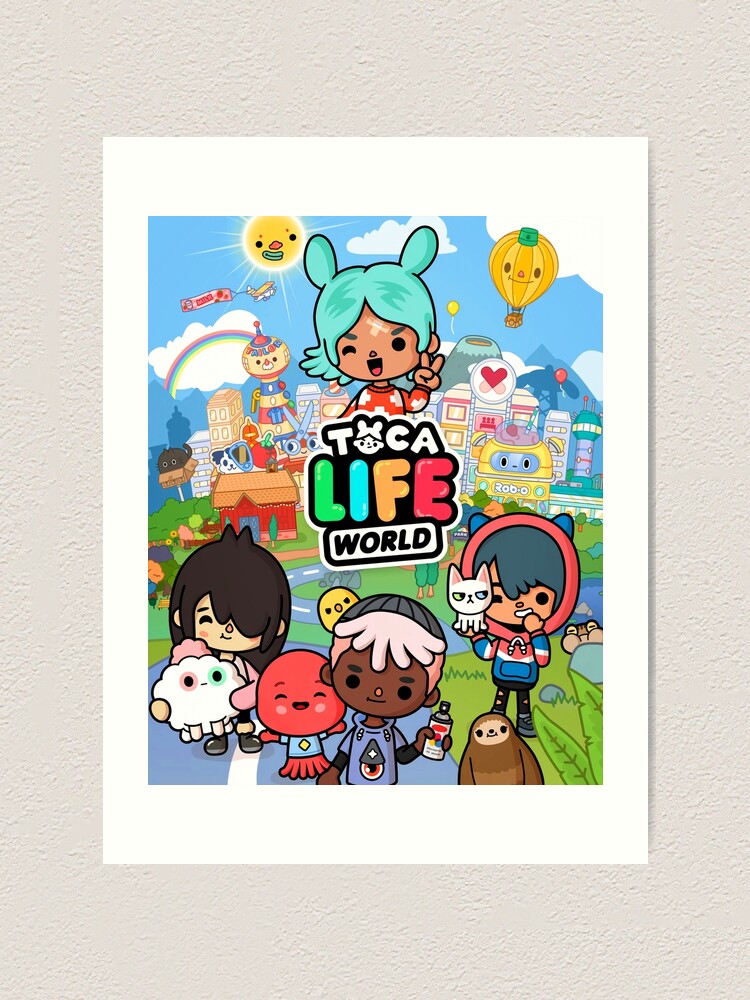 Toca Boca Toca Boca Toca Life World Art Board Print By | The Best Porn ...