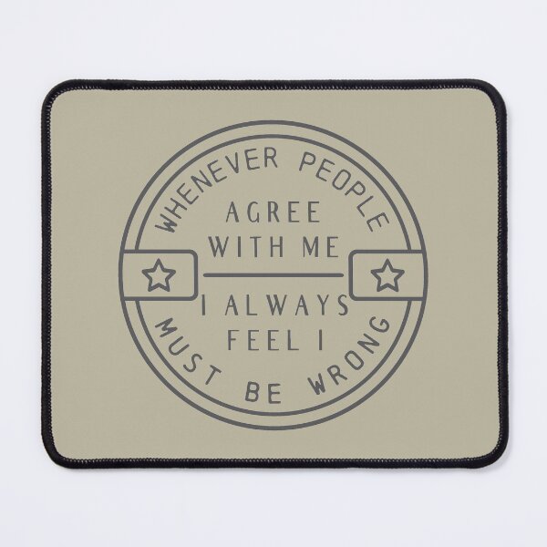 Item preview, Oscar Wilde - Quote 7 Grey designed and sold by TheChicken.
