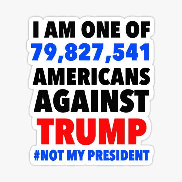 Vista previa del artículo con la obra «Americans Against Trump (Demócratas e Independientes)», diseñado y vendido por Thelittlelord.