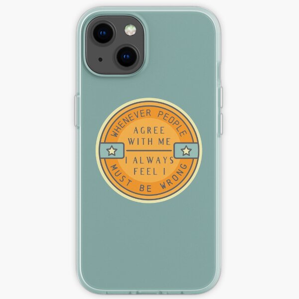 Oscar Wilde - Quote 7 Full Colour iPhone Soft Case