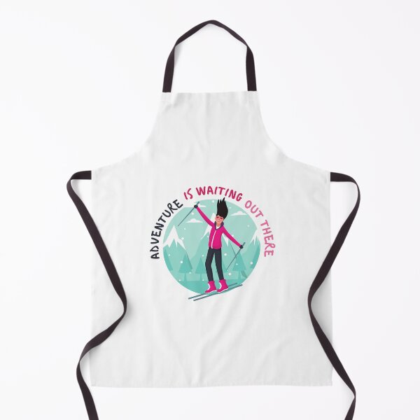 Item preview, Adventure is waiting out there | Skiing designed and sold by Daleen Cowgar.
