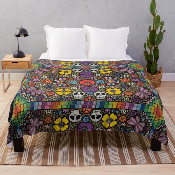 Item preview, Flower, Skull and Butterfly Motif designed and sold by LuvbuzzArt.