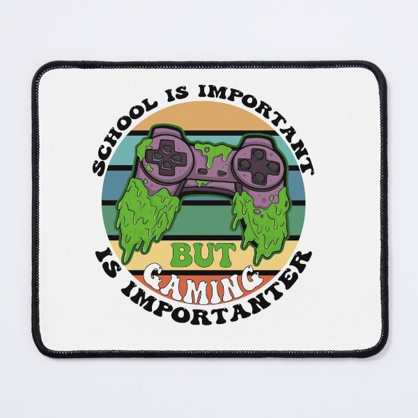 Item preview, School is important but gaming is importanter designed and sold by LouzaArte.