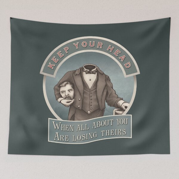Item preview, Keep Your Head v3 designed and sold by daveRei.