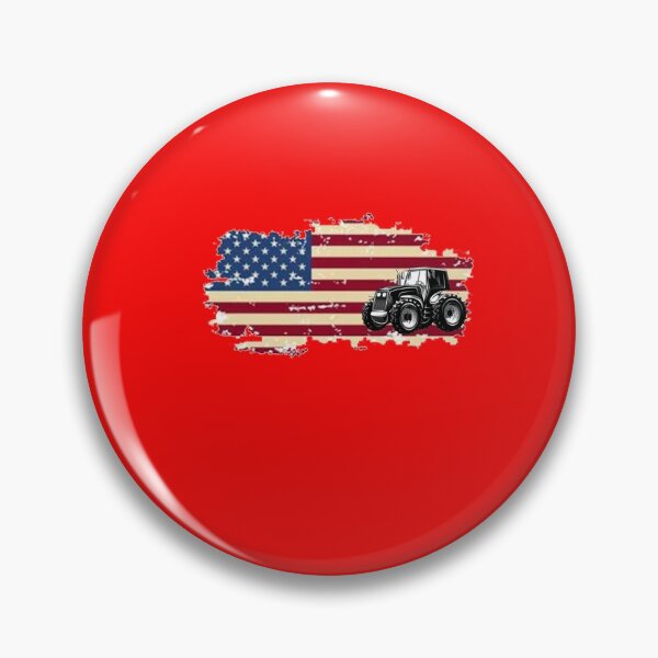Item preview, Farm Tractors Usa Flag designed and sold by rachidhaz.
