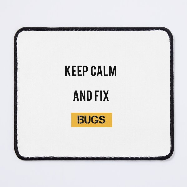 Item preview, keep calm and fix bugs programming quote designed and sold by Asmalekie.