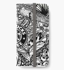 Starbucks doodling! iPhone Wallet/Case/Skin