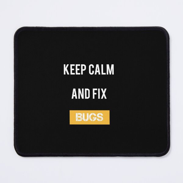 Item preview, keep calm and fix bugs programming quote designed and sold by Asmalekie.