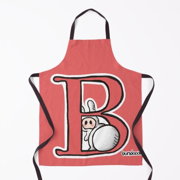 Item preview, Bundoodle Alphabuns - B for Buns (outline/red) designed and sold by Bundoodle.